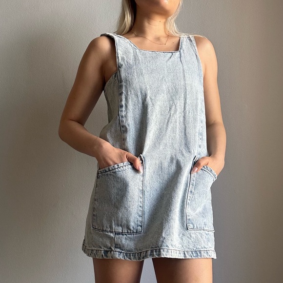 Seed Heritage Other - Aus Brand Seed Heritage Teen Denim Mini Dress with Pockets